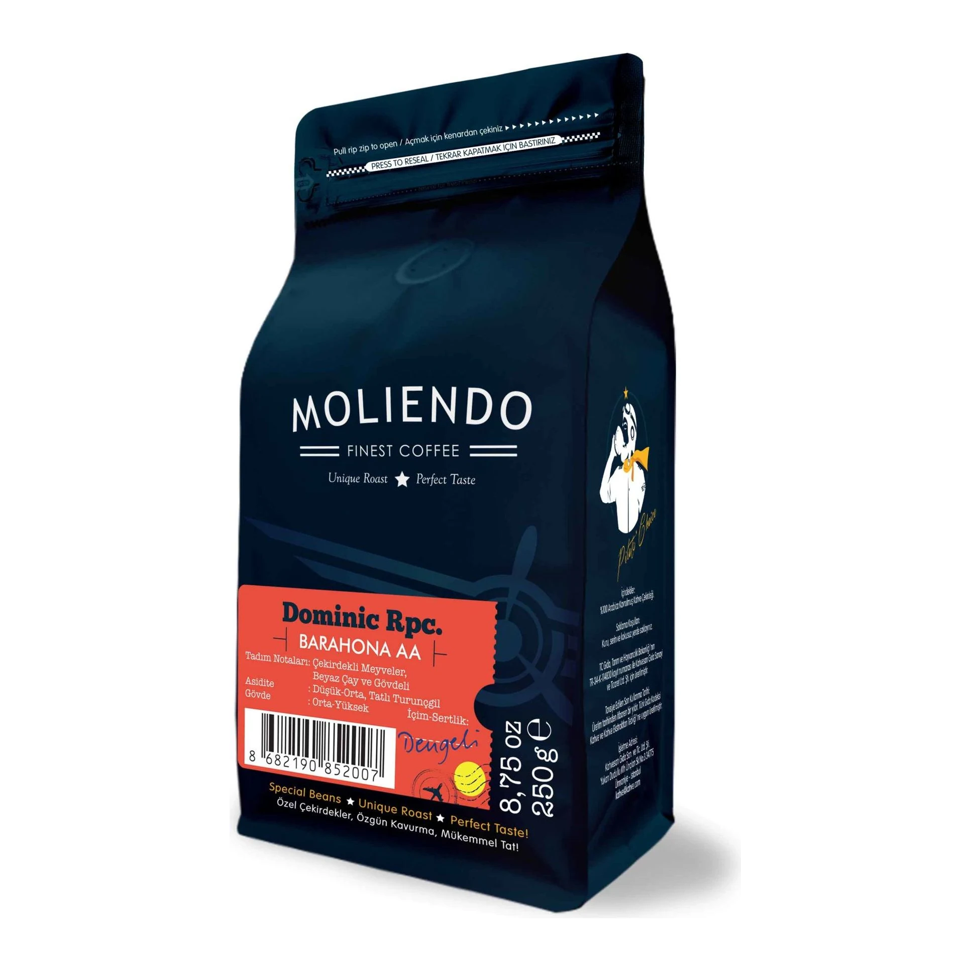 Moliendo Dominic Rpc. Barahona AA Yöresel Kahve
