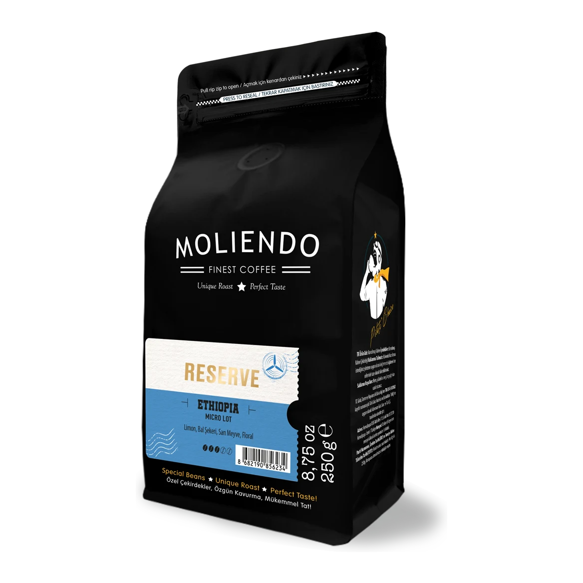 Moliendo Reserve Ethiopia Yöresel Kahve 250 g