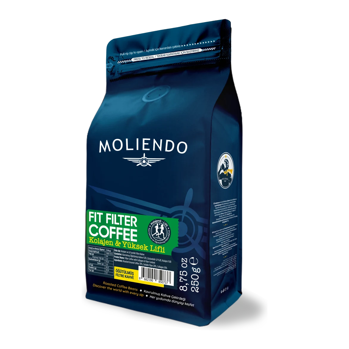 Moliendo Fit Filtre Öğütülmüş Kahve 250 g