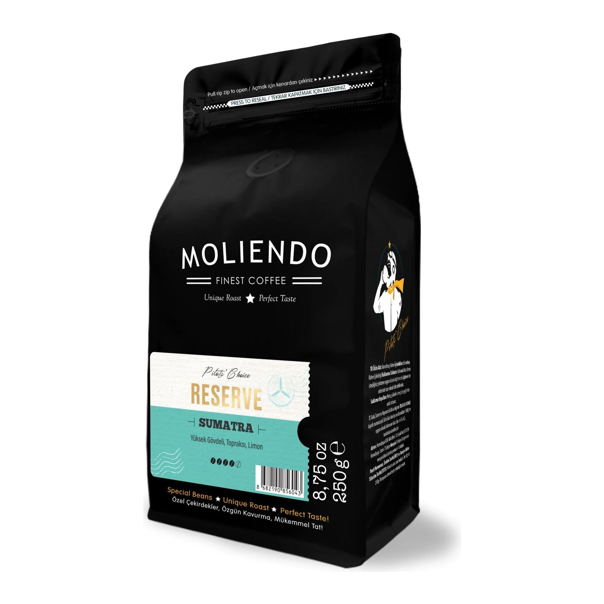 Moliendo Reserve Sumatra Yöresel Kahve 250 g