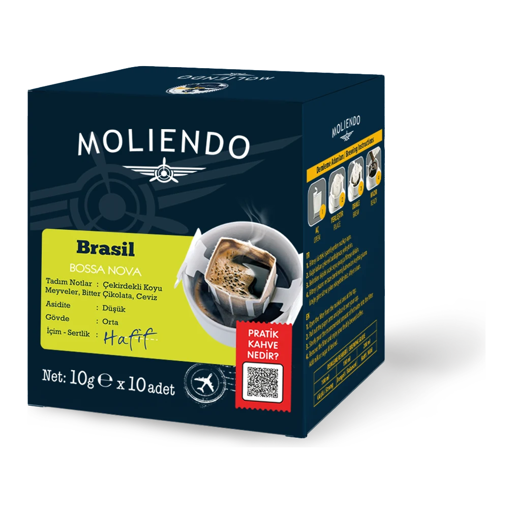 Moliendo Brasil Bossa Nova Pratik Filtre Kahve 10x10 g