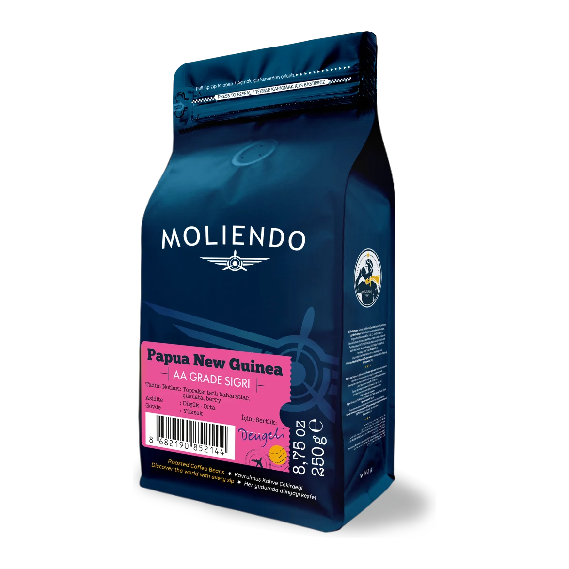 Moliendo Papua New Guinea Sigri AA Yöresel Kahve